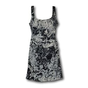 Bisou Bisou Black & White Sleeveless Dress 4